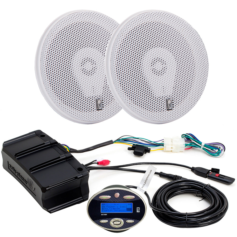 Poly-Planar Amplifier Package w/ME70BT & MA-8505W Speakers - ME70BTW8505W