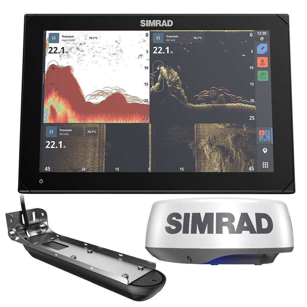 Simrad NSX™ 3012 Radar Bundle - HALO20+ Radar Dome & Active Imaging™ 3-in-1 Transducer - 000-15378-001