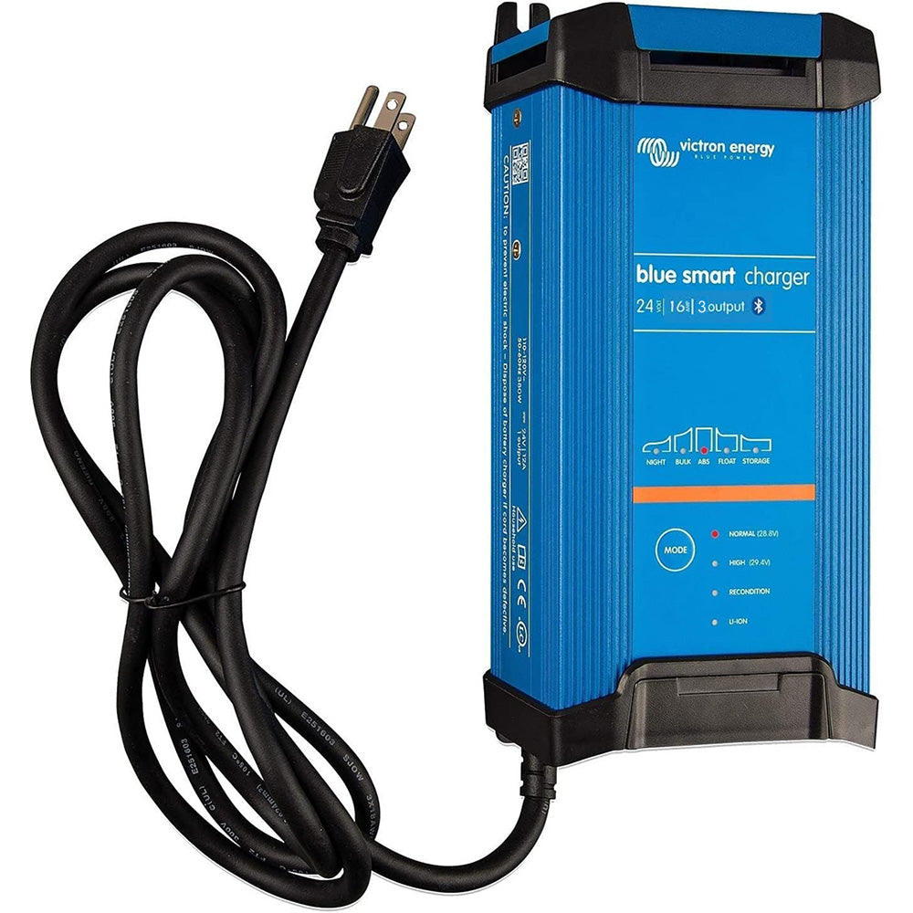 Victron Blue Smart IP22 24VDC 16A 3 Bank 120V Charger - Dry Mount - BPC241648102