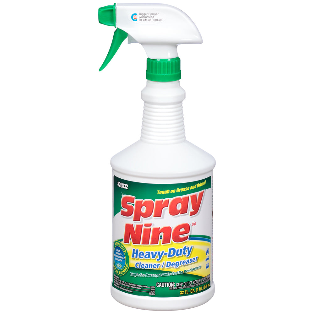 Spray Nine Tough Task Cleaner, Degreaser & Disinfectant - 32oz Round Bottle - 26832