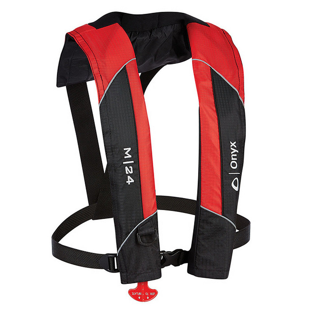 Onyx M-24 Manual Inflatable Life Jacket PFD - Red - 131000-100-004-15