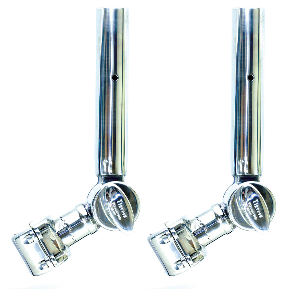 Tigress Adjustable T-Top Clamp-On Outrigger Holder - 1-15/16" IPS - 1-1/2" Poles - Pair - 88967