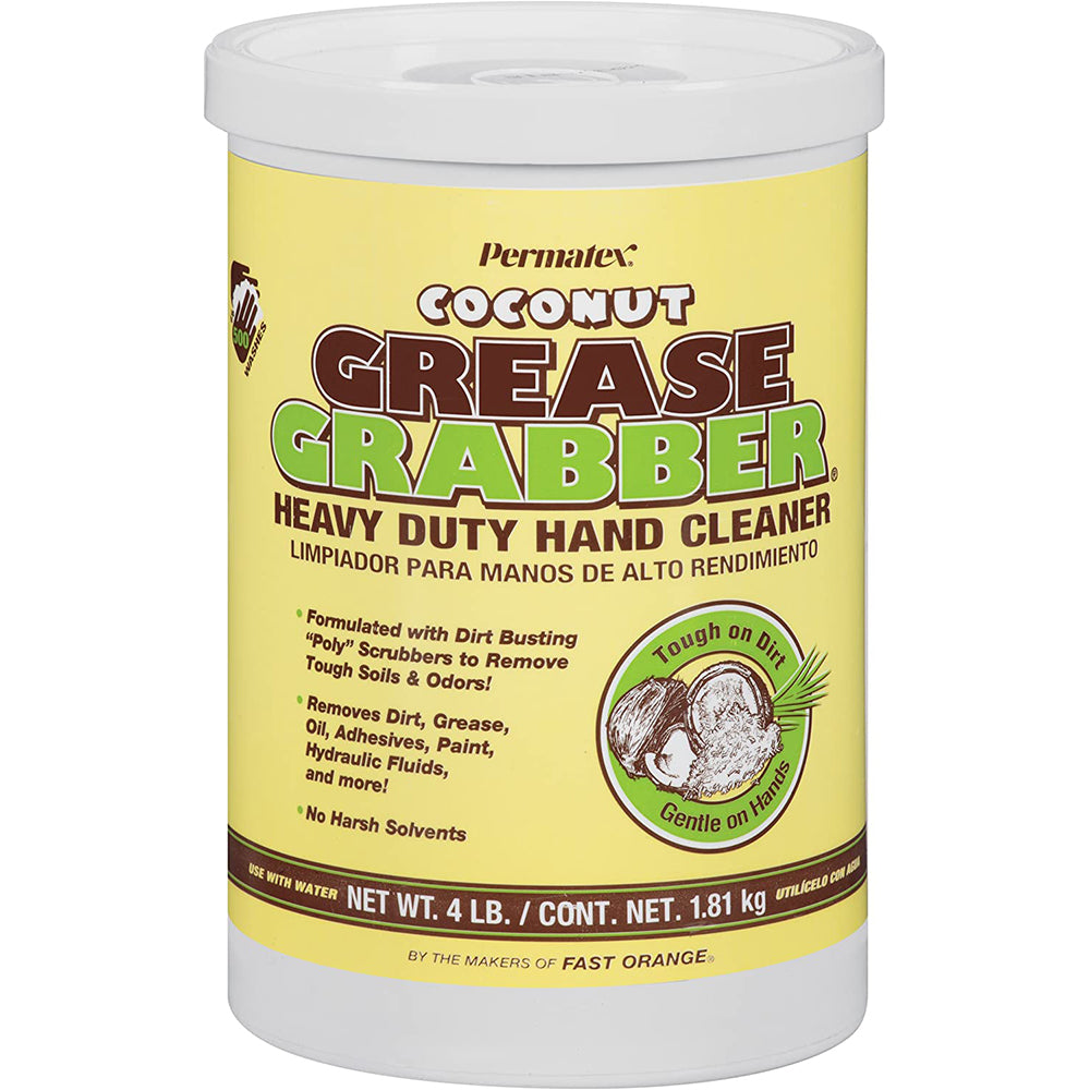 Permatex Grease Grabber™ Coconut Hand Cleaner Tub - 4lb - 14106
