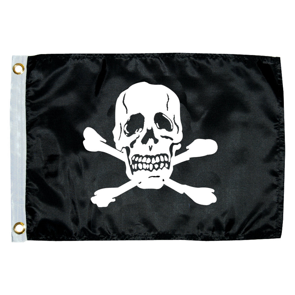 Taylor Made 12" x 18" Jolly Roger Novelty Flag - 1818