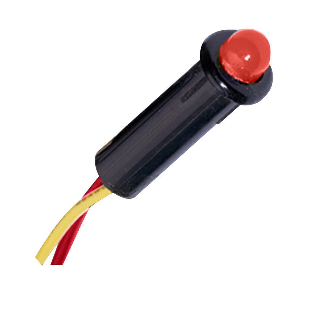 Paneltronics LED Indicator Light - Red - 120 VAC - 1/4" - 048-011