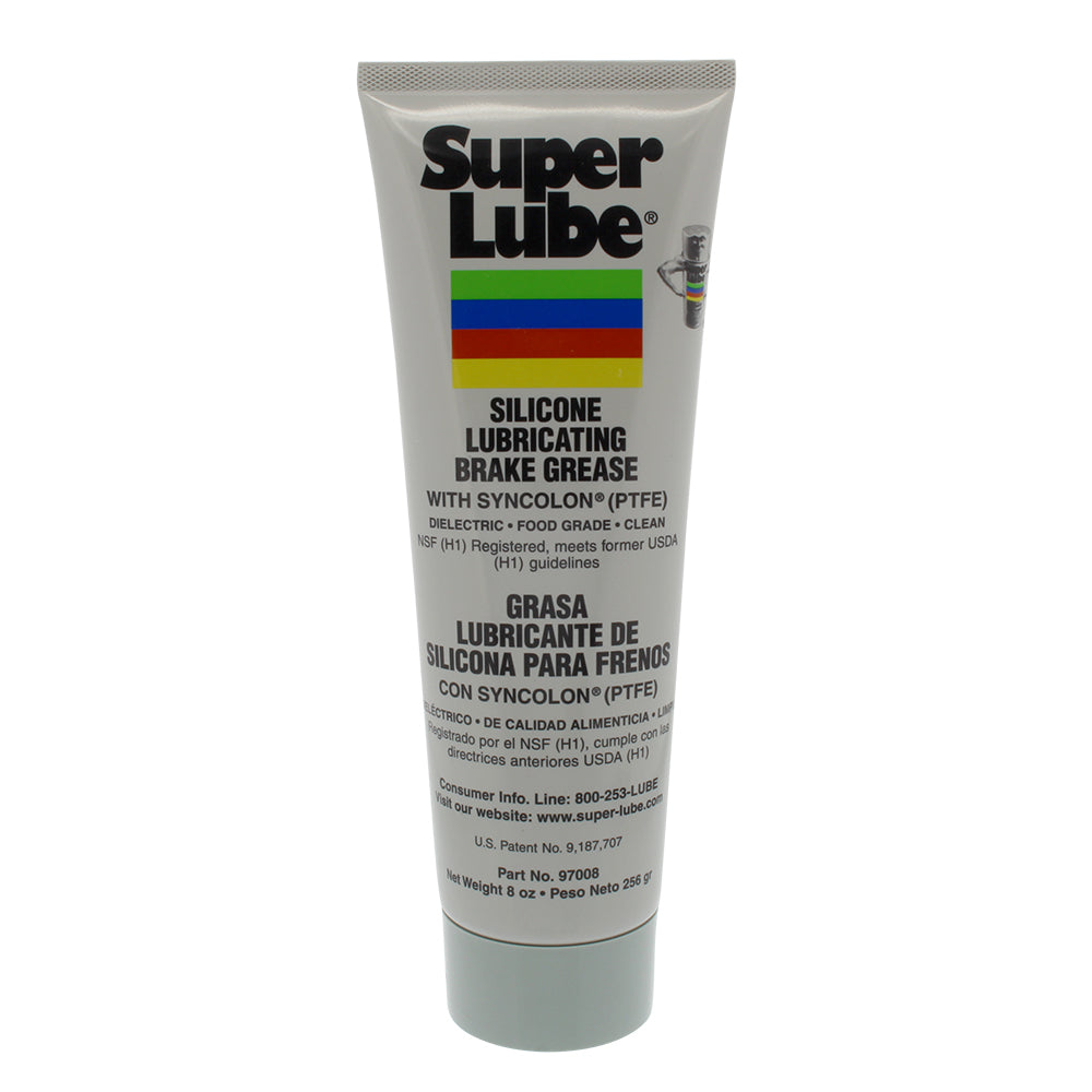 Super Lube Silicone Lubricating Brake Grease w/Syncolon® (PTFE) - 8oz Tube - 97008