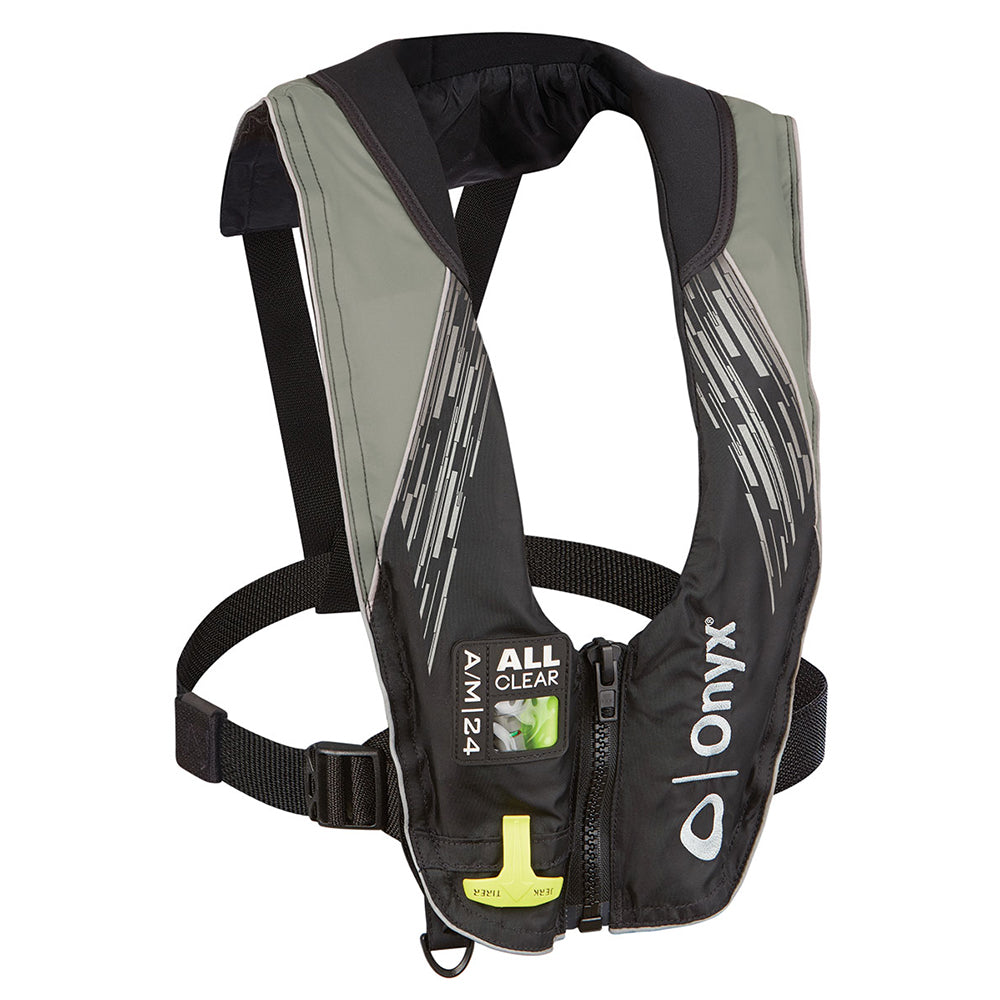 Onyx A/M-24 Series All Clear Automatic/Manual Inflatable Life Jacket - Grey - Adult - 132200-701-004-21