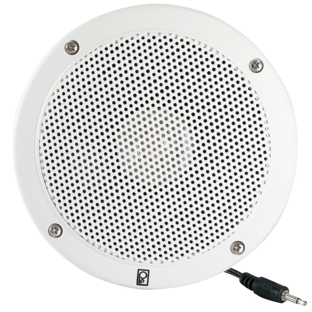 Poly-Planar 5" VHF Extension Speaker (Single) - Flush Mount - White - MA1000RW