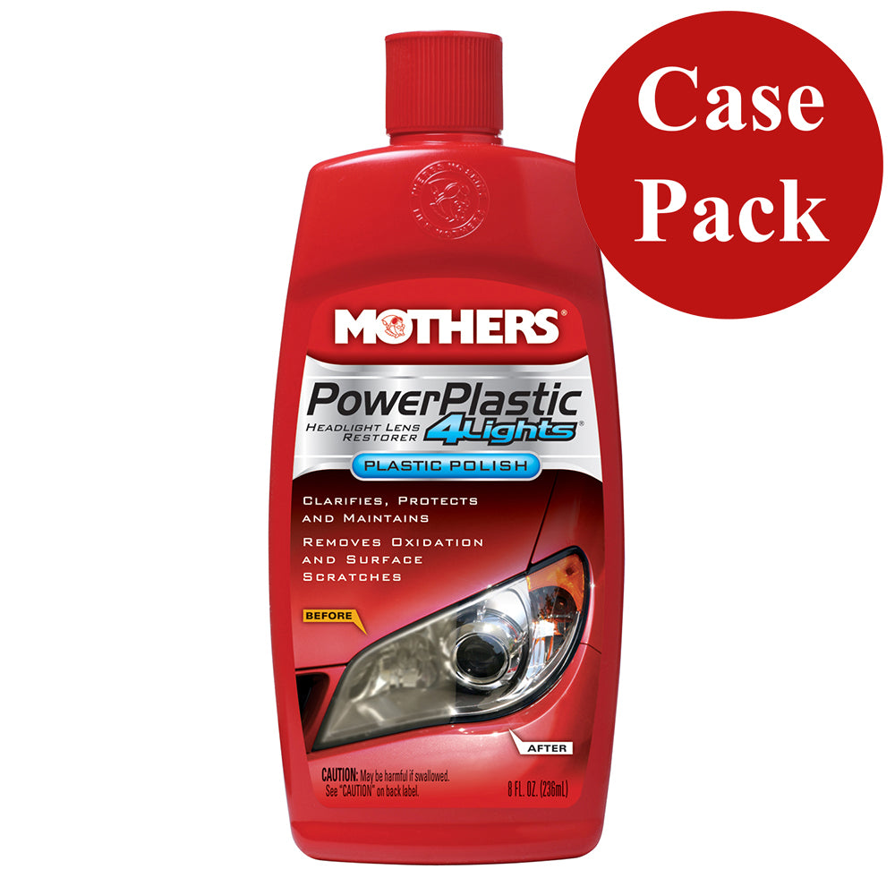 Mothers PowerPlastic 4Lights® Plastic Polish -8oz - *Case of 6* - 08808CASE