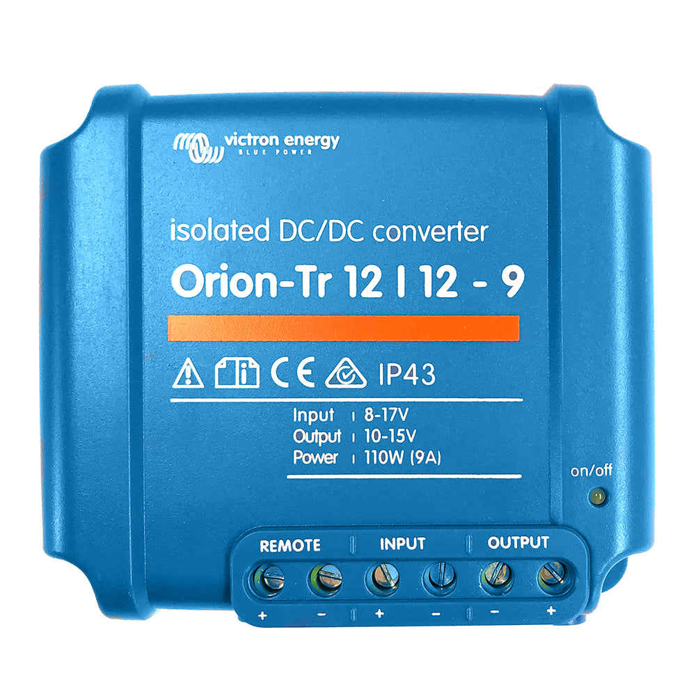 Victron Orion-TR DC-DC Converter - 12 VDC to 12 VDC - 9AMP Isolated - ORI121210110R