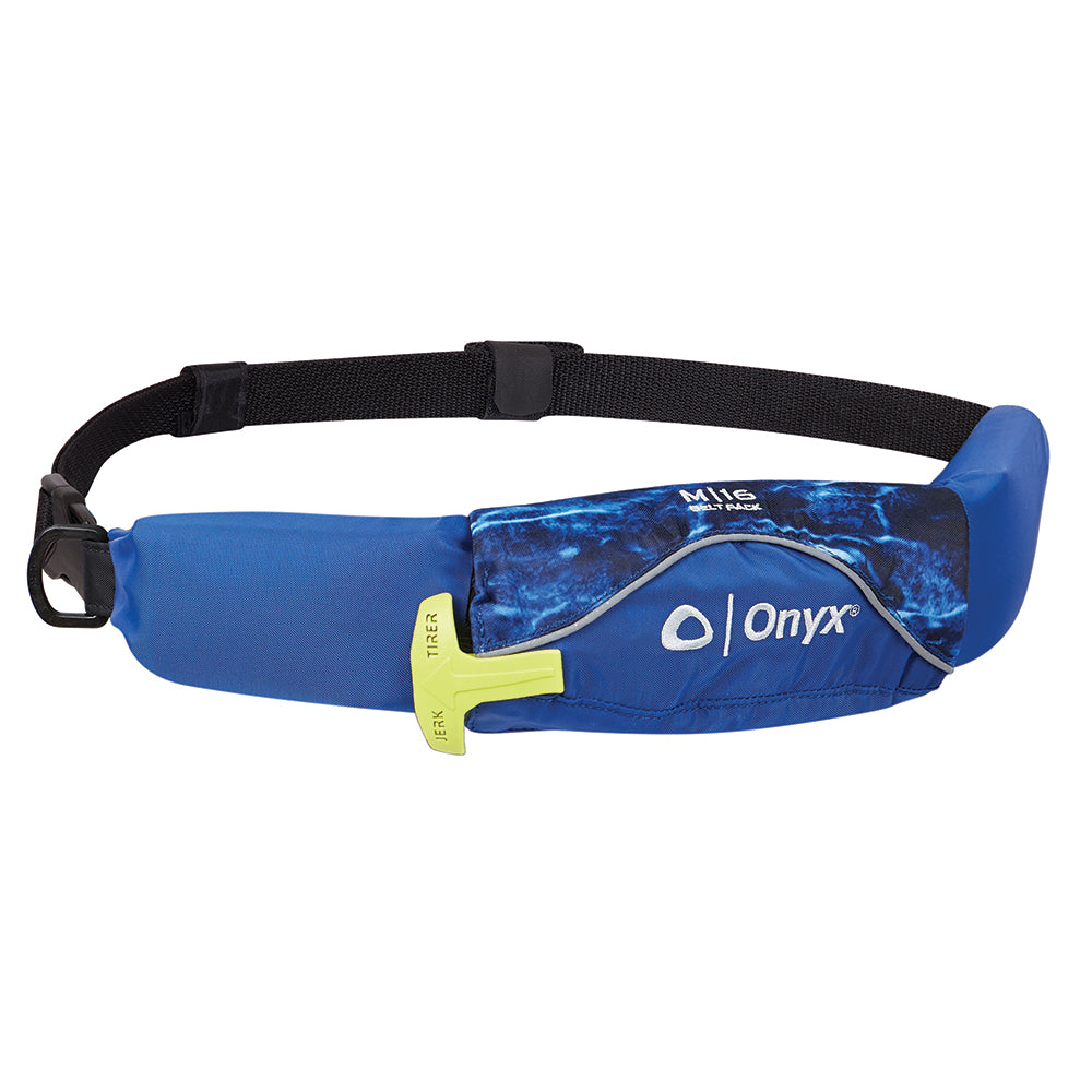 Onyx M-16 Manual Inflatable Belt Pack (PFD) - Mossy Oak Elements - 130900-855-004-19