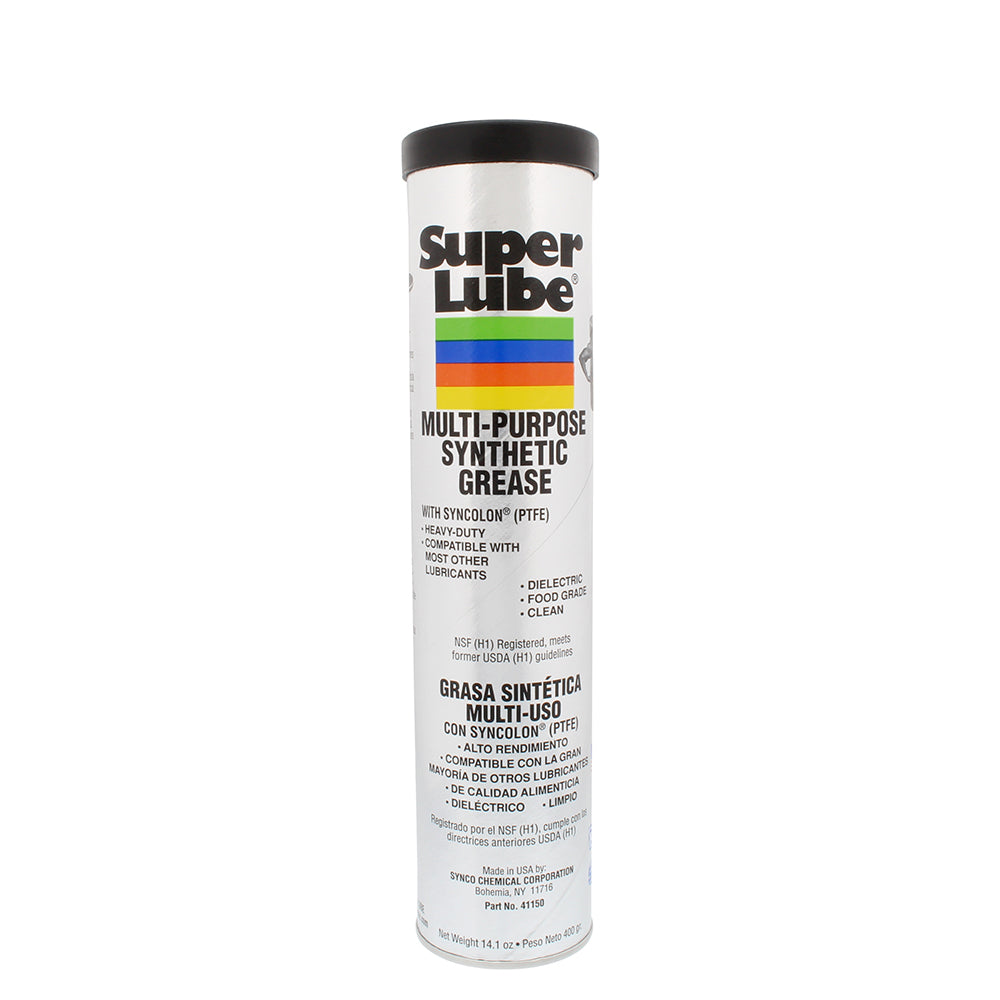 Super Lube Multi-Purpose Synthetic Grease w/Syncolon® (PTFE) - 14.1oz Cartridge - 41150