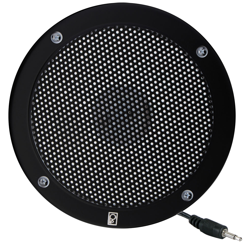 Poly-Planar 5" VHF Extension Speaker - Flush Mount - (Single) Black - MA1000RB