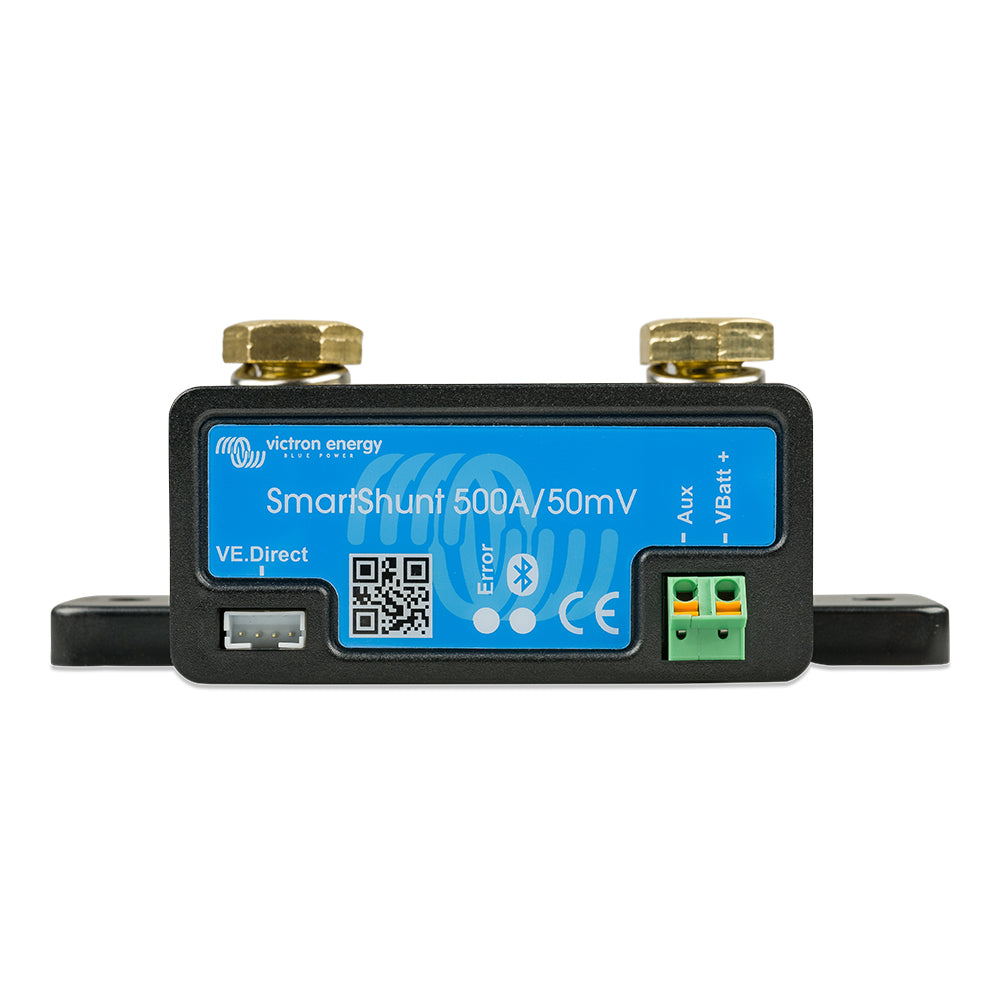 Victron SmartShunt 500AMP/50MV Bluetooth Smart Battery Shunt - SHU050150050