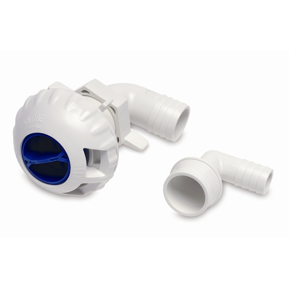 Shurflo by Pentair Livewell Fill Valve w/3/4" & 1-1/8" Fittings - 330-021