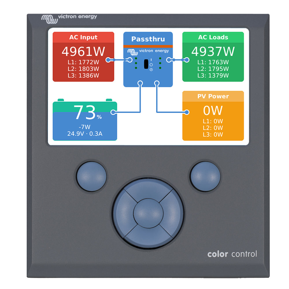 Victron Color Control GX Monitor - Button Control - BPP010300100R