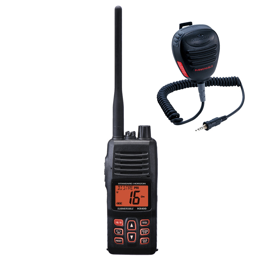 Standard Horizon HX400 VHF w/FREE CMP460 Microphone - HX400/CMP460