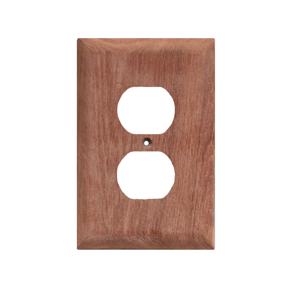 Whitecap Teak Outlet Cover/Receptacle Plate - 60170