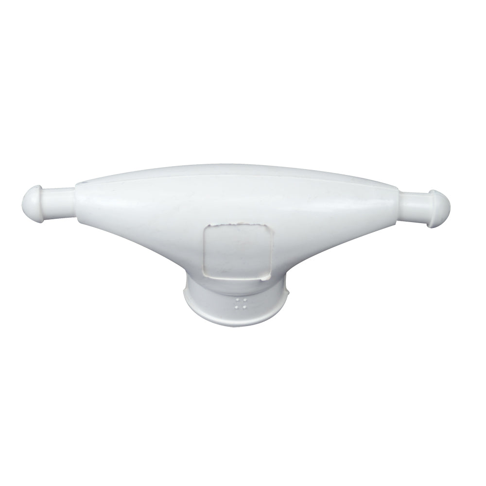 Whitecap Rubber Spreader Boot - Pair - Medium - White - S-9201P