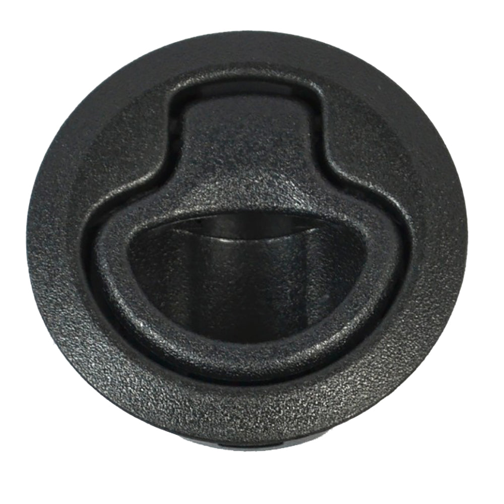 Southco Flush Pull Latch - Pull To Open - Non-Locking Black Plastic - M1-63