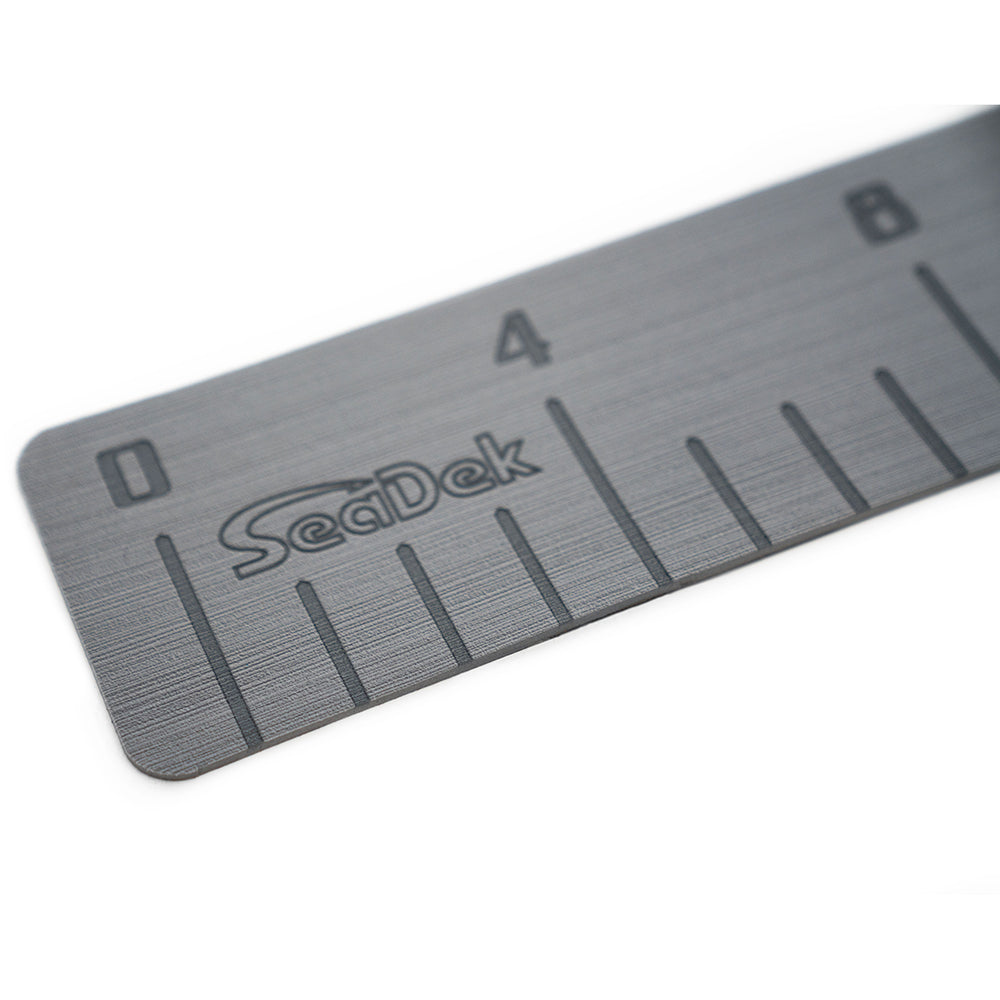 SeaDek 4" x 36" 3mm Fish Ruler w/Laser SD Logo - Storm Gray - 22135-80038