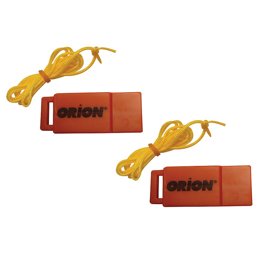 Orion Safety Whistle w/Lanyards - 2-Pack - 676