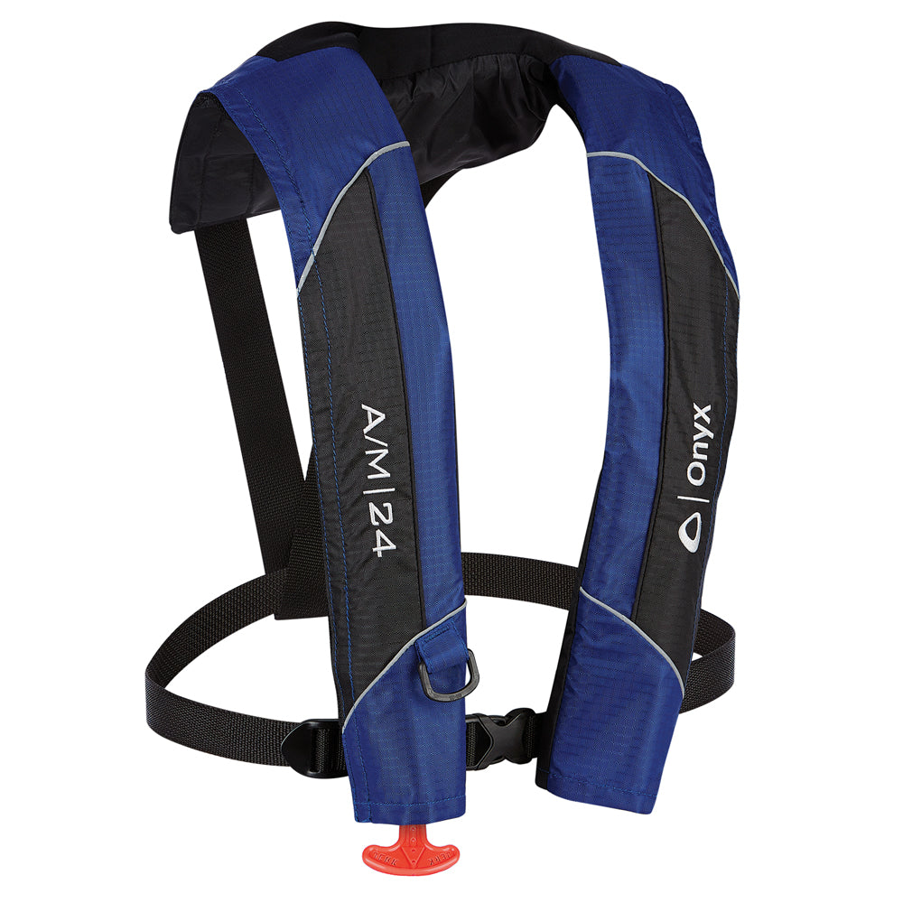 Onyx A/M-24 Automatic/Manual Inflatable PFD Life Jacket - Blue - 132000-500-004-15