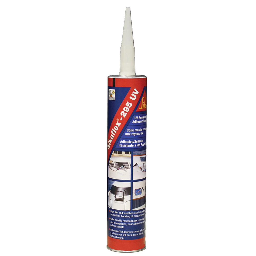 Sika Sikaflex® 295UV UV Resistant Adhesive/Sealant - 10.3oz(300ml) Cartridge - White - 412419