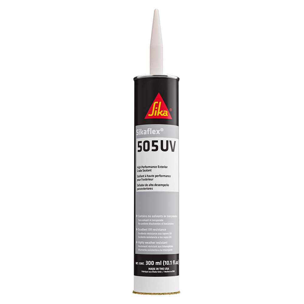 Sika Sikaflex® 505UV High Performance Exterior Grade Sealant - 10.3oz(300ml) Cartridge - White - 188024
