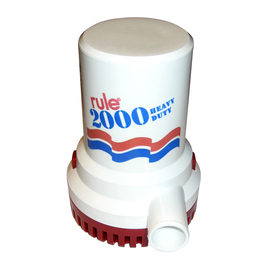 Rule 2000 G.P.H. Non-Automatic Bilge Pump - 24V - 12