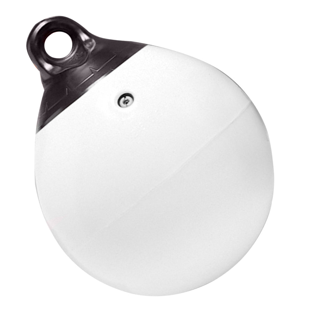 Taylor Made 9" Tuff End™ Inflatable Vinyl Buoy - White - 1140