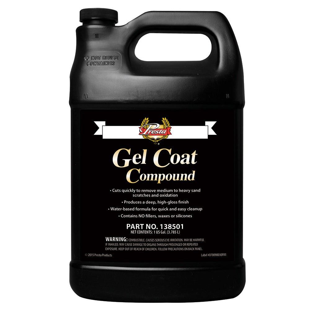 Presta Gel Coat Compound - 1-Gallon - 138501