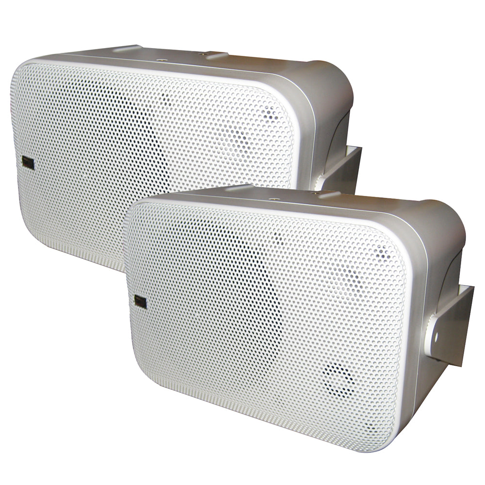 Poly-Planar Box Speakers - (Pair) White - MA9060W