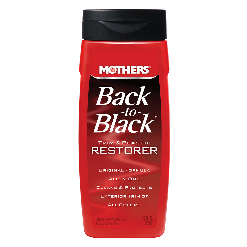 Mothers Back-to-Black® Trim & Plastic Restorer - 12oz - 6112