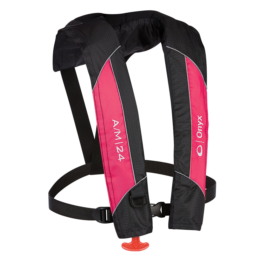 Onyx A/M-24 Automatic/Manual Inflatable PFD Life Jacket - Pink - 132000-105-004-14