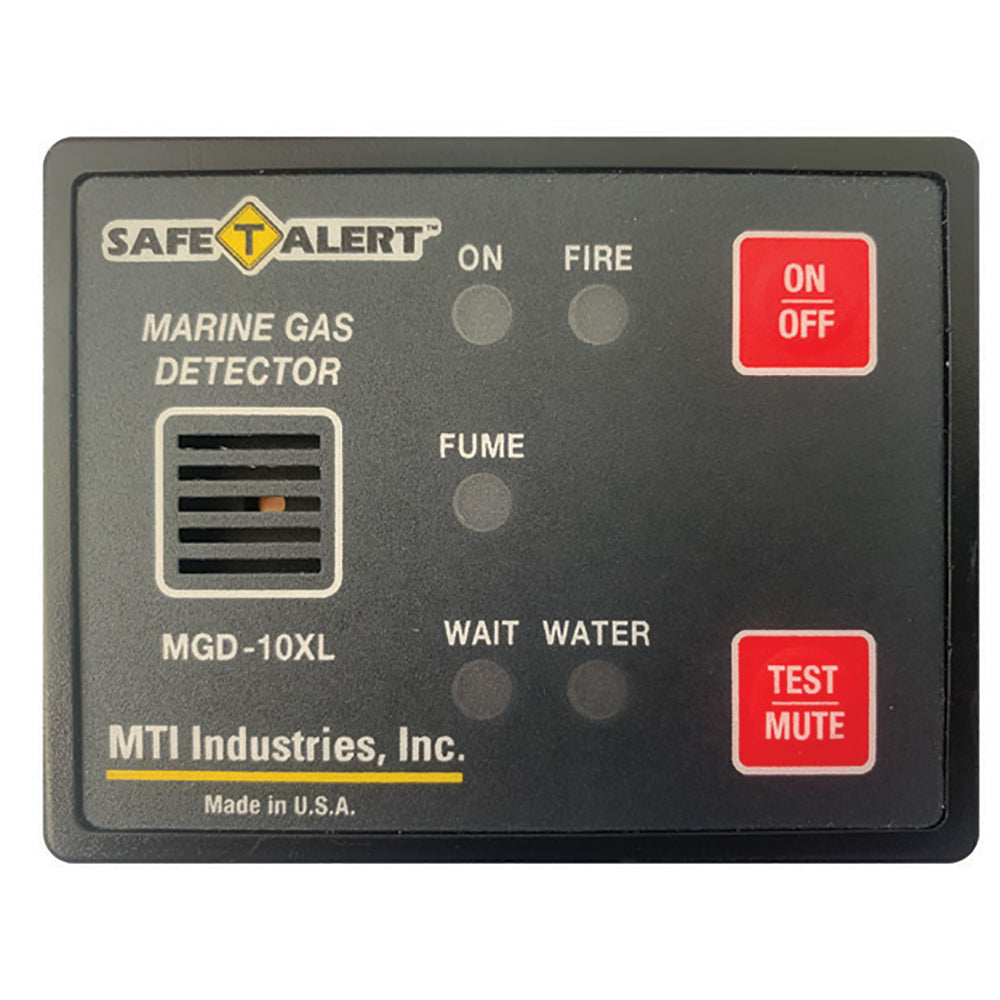 Safe-T-Alert Gas Vapor Alarm Fume, Fire, Bilge Water - Black Surface Mount - MGD-10XL