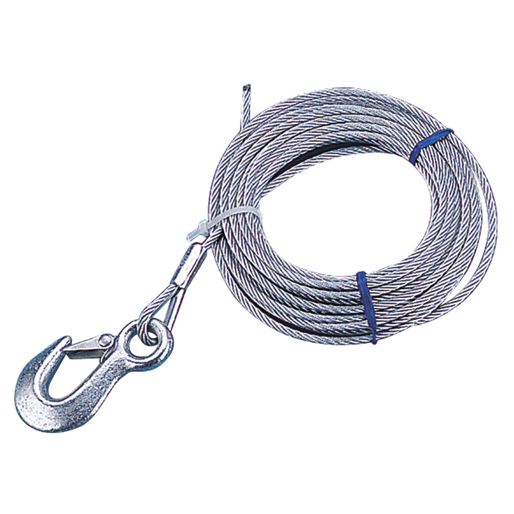 Sea-Dog Galvanized Winch Cable - 3/16" x 20' - 755220-1