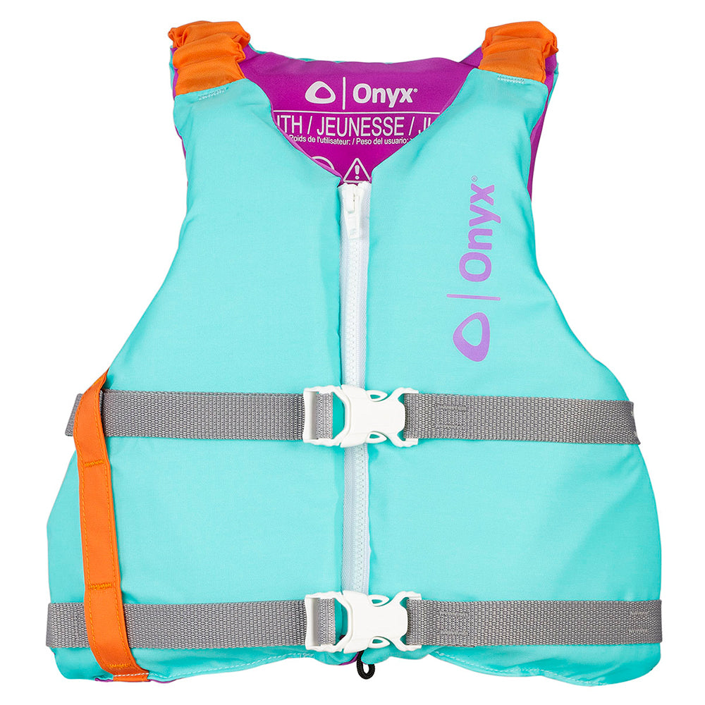 Onyx Youth Universal Paddle Vest - Aqua - 121900-505-002-21