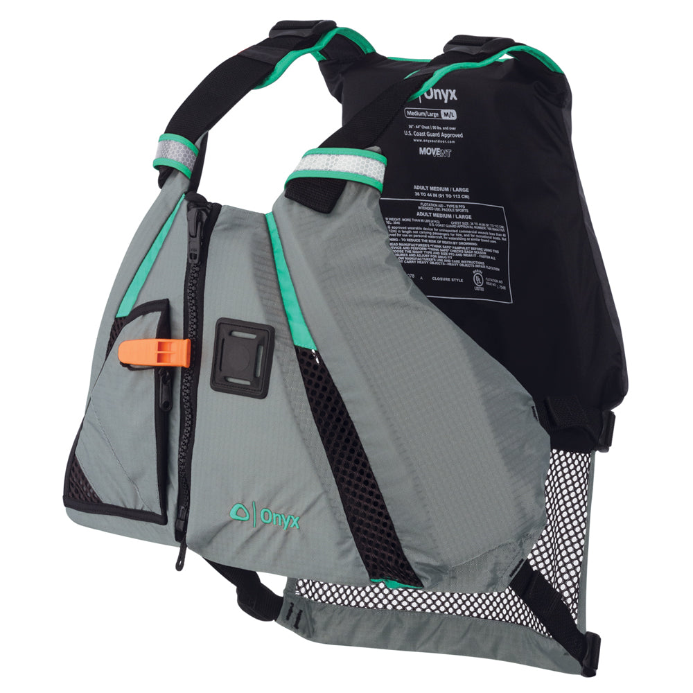 Onyx MoveVent Dynamic Paddle Sports Life Vest - XL/2XL - Aqua - 122200-505-060-15