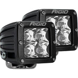 RIGID Industries D-Series PRO Hybrid-Spot LED - Pair - Black - 202213