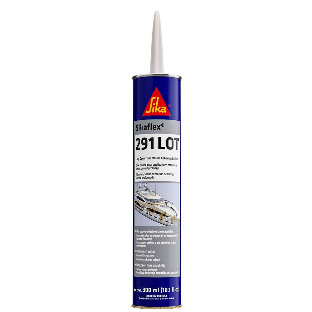 Sika Sikaflex® 291 LOT Slow Cure Adhesive & Sealant 10.3oz(300ml) Cartridge - Black - 90927