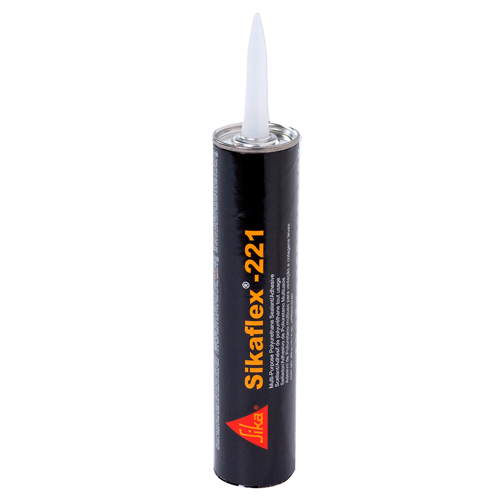 Sika Sikaflex® 221 Multi-Purpose Polyurethane Sealant/Adhesive - 10.3oz(300ml) Cartridge - White - 90891