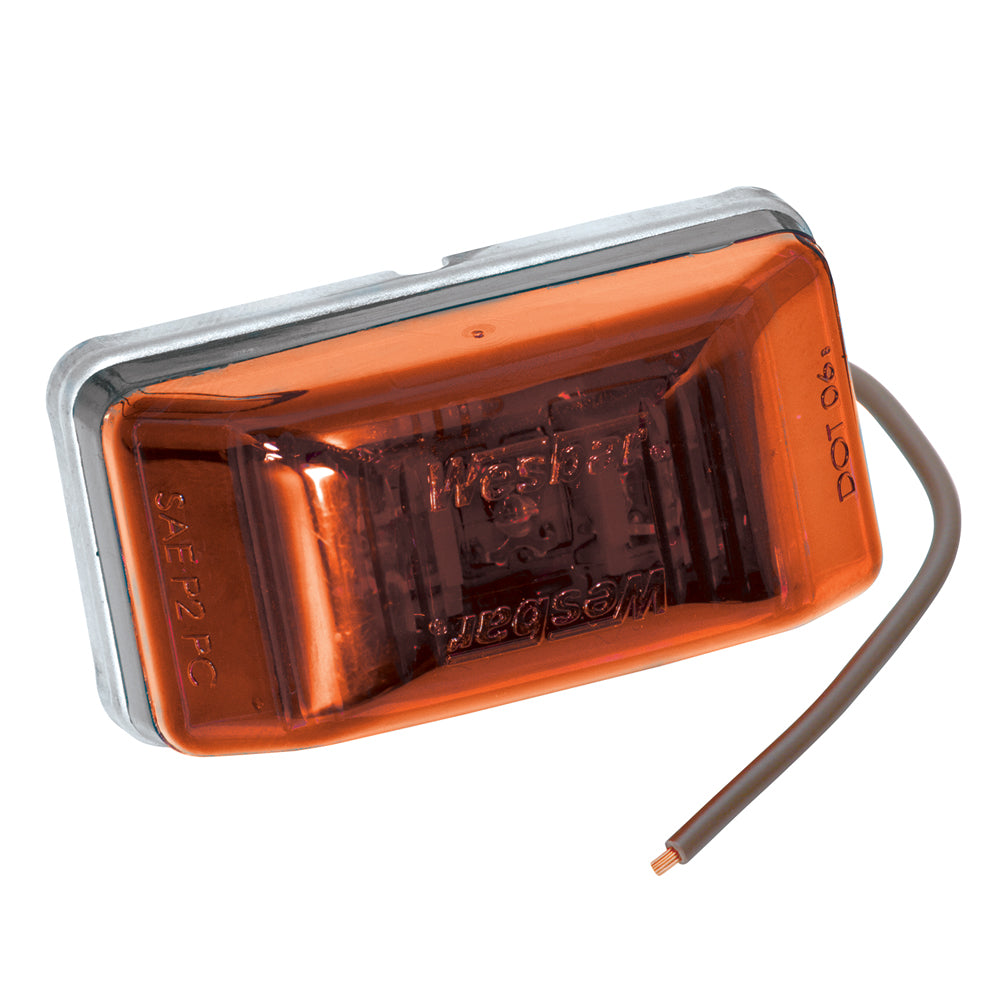 Wesbar LED Clearance-Side Marker Light #99 Series - Amber - 401565
