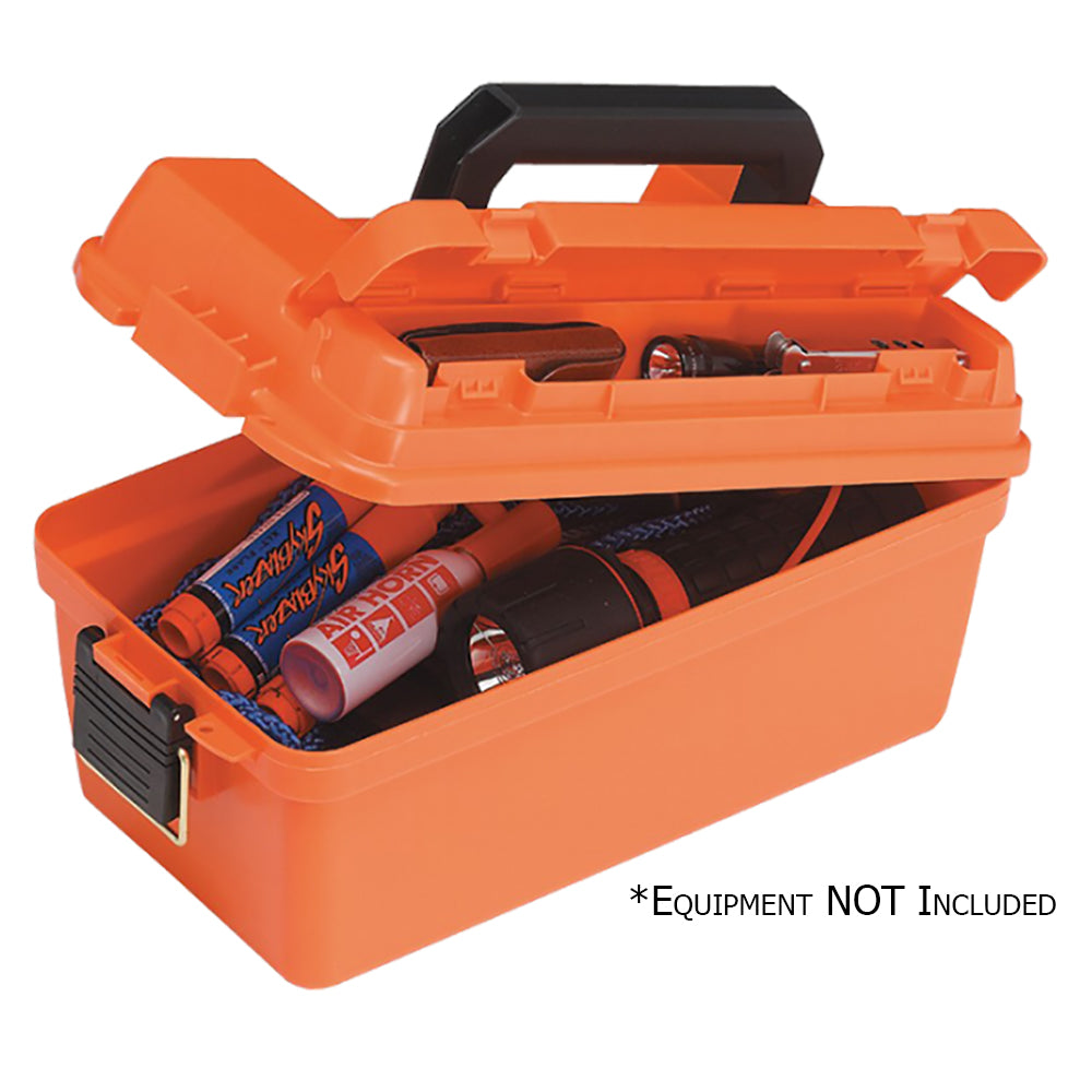 Plano Small Shallow Emergency Dry Storage Supply Box - Orange - 141250
