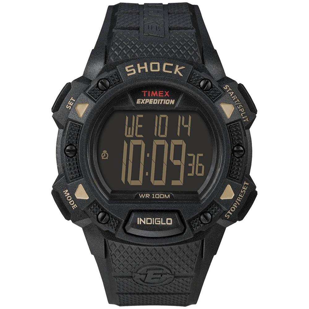 Timex Expedition® Shock Chrono Alarm Timer - Black - T49896