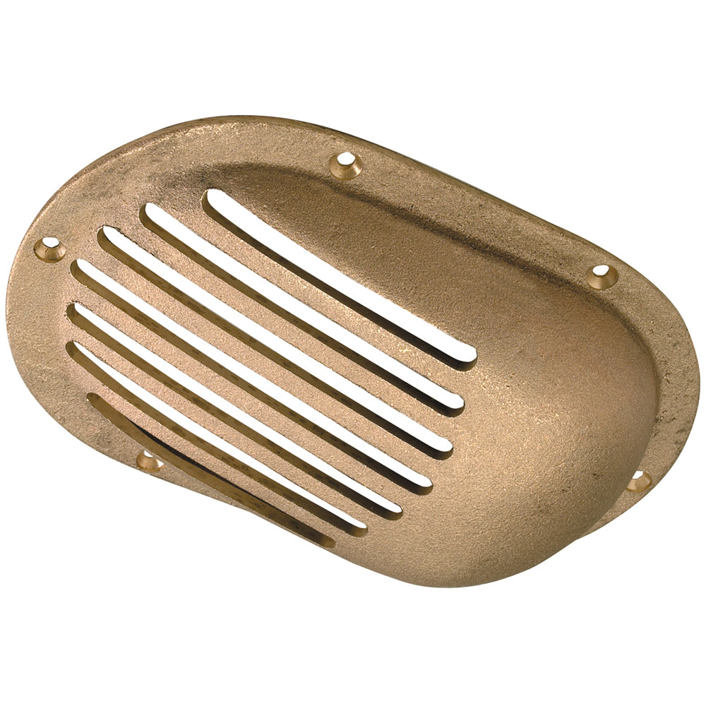 Perko 6-1/4" x 4-1/4" Scoop Strainer Bronze MADE IN THE USA - 0066DP3PLB