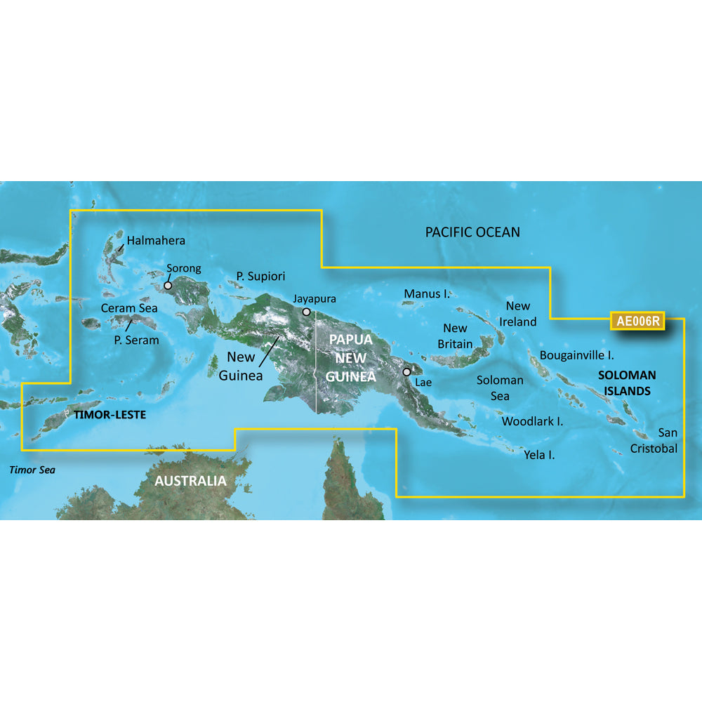 Garmin BlueChart® g3 HD - HXAE006R - Timor Leste/New Guinea - microSD™/SD™ - 010-C0881-20
