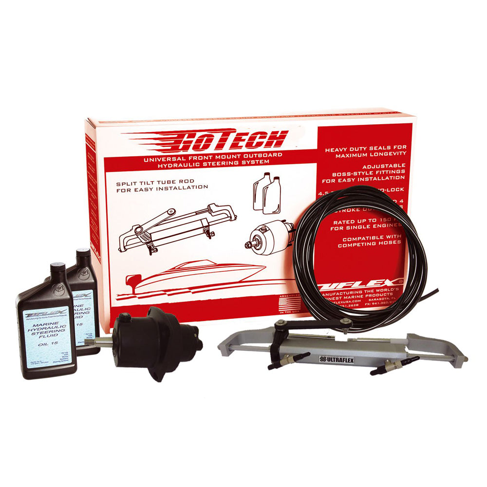 UFlex GoTech 1.0 Universal Front Mount Outboard Hydraulic Steering System - GOTECH 1.0