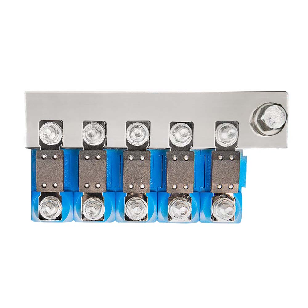 Victron Busbar to Connect 5 Mega Fuse Holders - Busbar Only Fuse Holders Sold Separately - CIP100400060