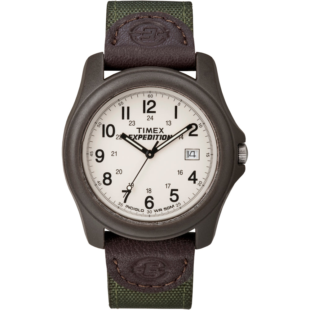 Timex Expedition Unisex Camper Brown/Olive Green - T49101